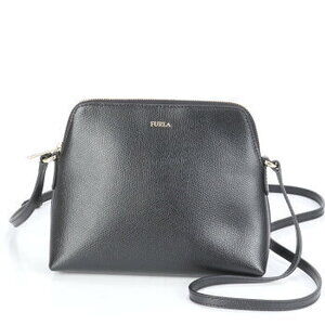Furla Boheme leather Crossbody Bag hand tote black